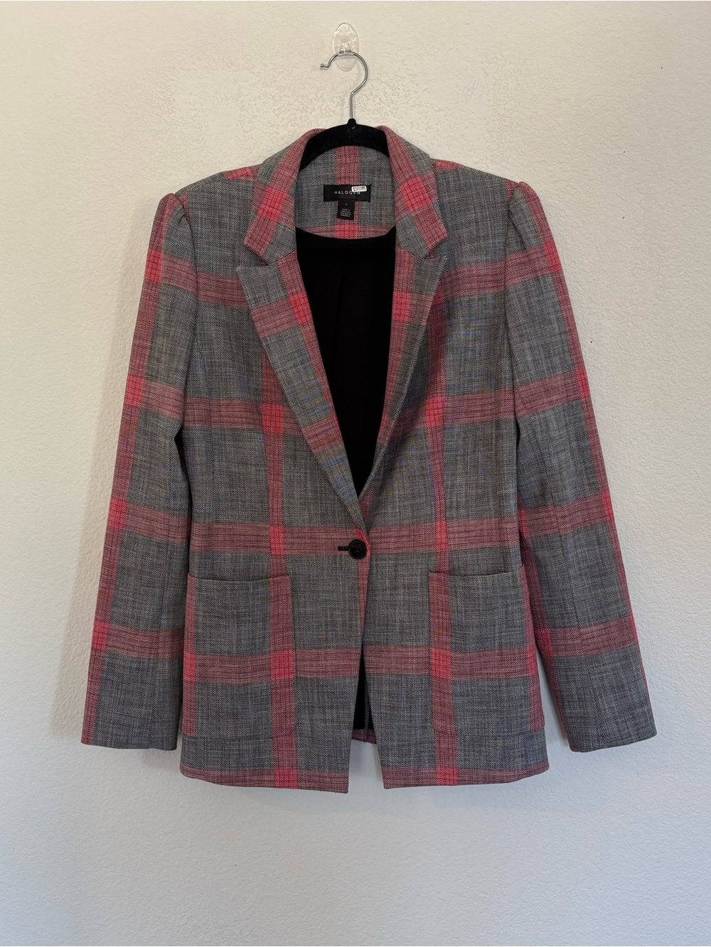 Halogen Plaid Blazer 